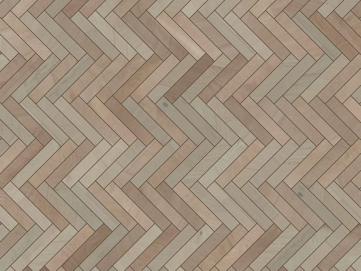 White oak herringbone